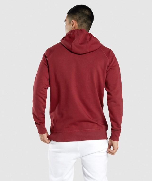 Sudadera Con Capucha Gymshark GSLC Collegiate Burdeos | VvKHeMtkhbu