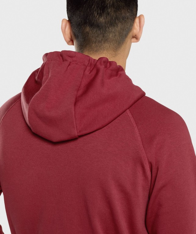 Sudadera Con Capucha Gymshark GSLC Collegiate Burdeos | VvKHeMtkhbu