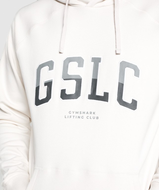 Sudadera Con Capucha Gymshark GSLC Collegiate Creme | pXz1WF7oDdp