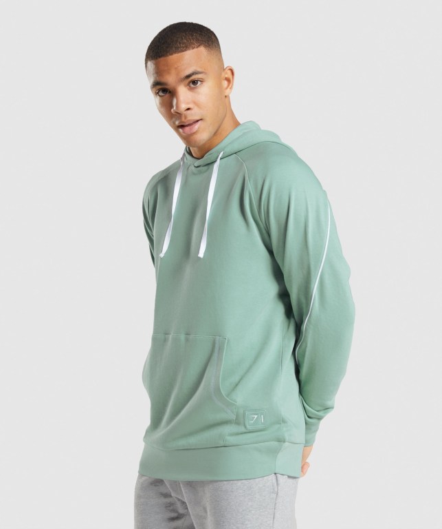 Sudadera Con Capucha Gymshark Recess Azules Blancas | Gwk2eLKcOYO