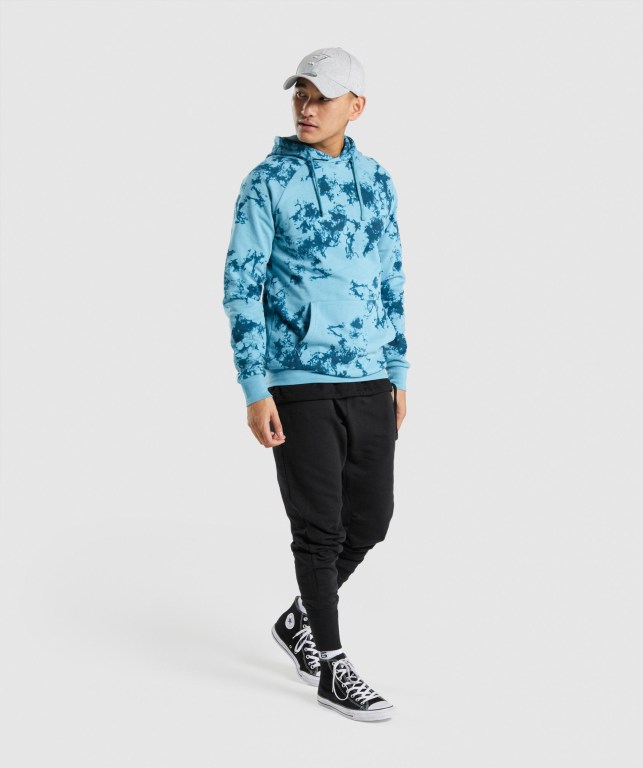 Sudadera Con Capucha Gymshark Restore Turquesa | DHhrACv6RpG