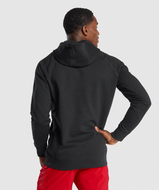 Sudadera Con Capucha Gymshark Sharkhead Infill Negras | X4VW4O7dgId