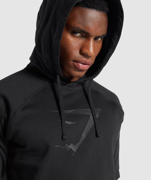 Sudadera Con Capucha Gymshark Sharkhead Infill Negras | X4VW4O7dgId