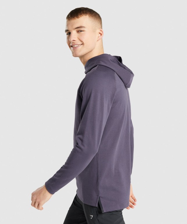 Sudadera Con Capucha Gymshark Studio Moradas Oscuro | lrGhoiUF3K7