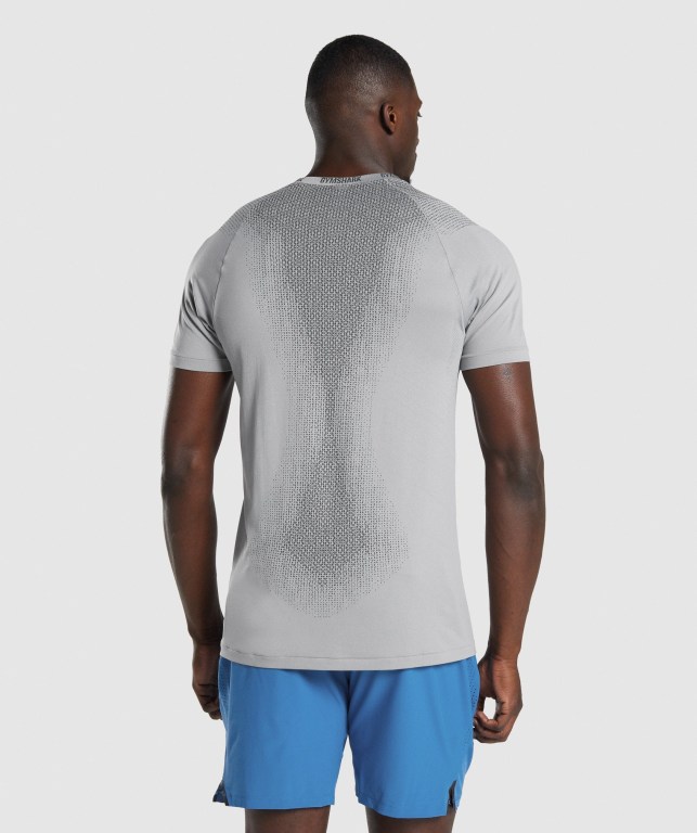 Sudaderas Gymshark Apex Contrast Seamless Gris | xDWHHHHKTHK