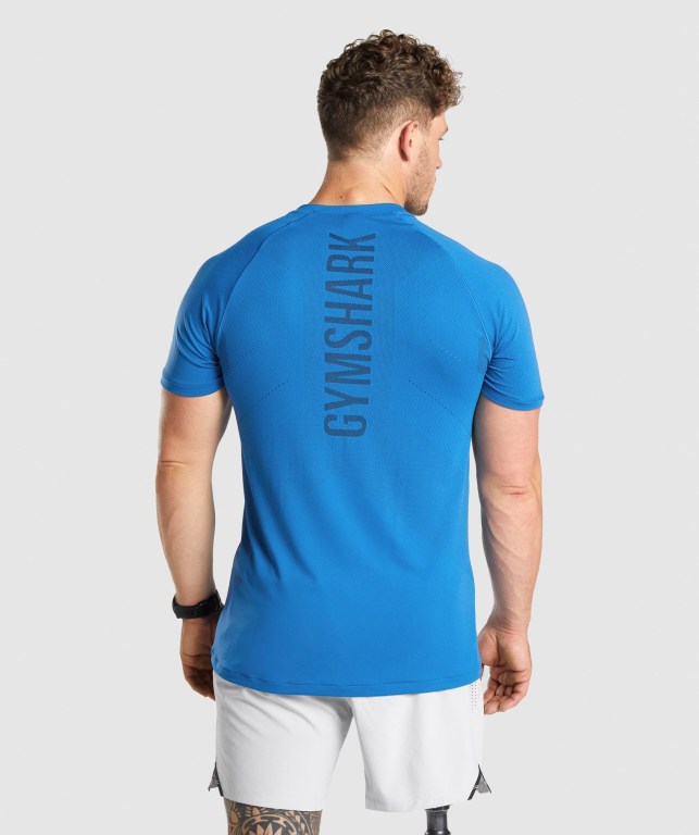 Sudaderas Gymshark Apex Seamless Azules | fU9cihdbbiu