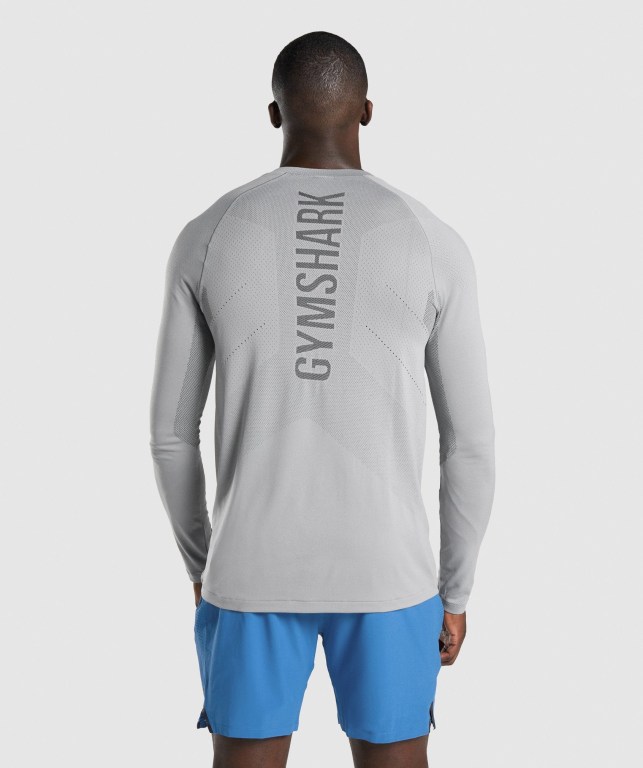 Sudaderas Gymshark Apex Seamless Gris | 2PesbuO3fmb