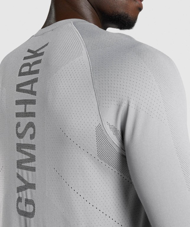 Sudaderas Gymshark Apex Seamless Gris | 2PesbuO3fmb