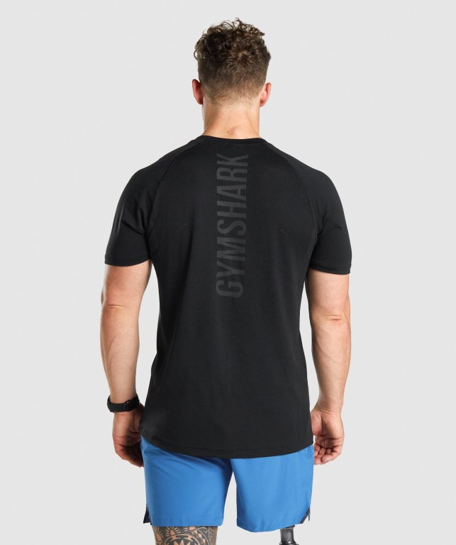 Sudaderas Gymshark Apex Seamless Negras | EmIjZ7TBKCw