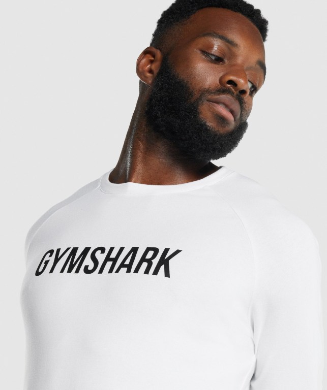 Sudaderas Gymshark Apollo Blancas | WdLMUPUZQsp