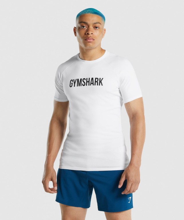 Sudaderas Gymshark Apollo Blancas | huwuSUcT7Yv