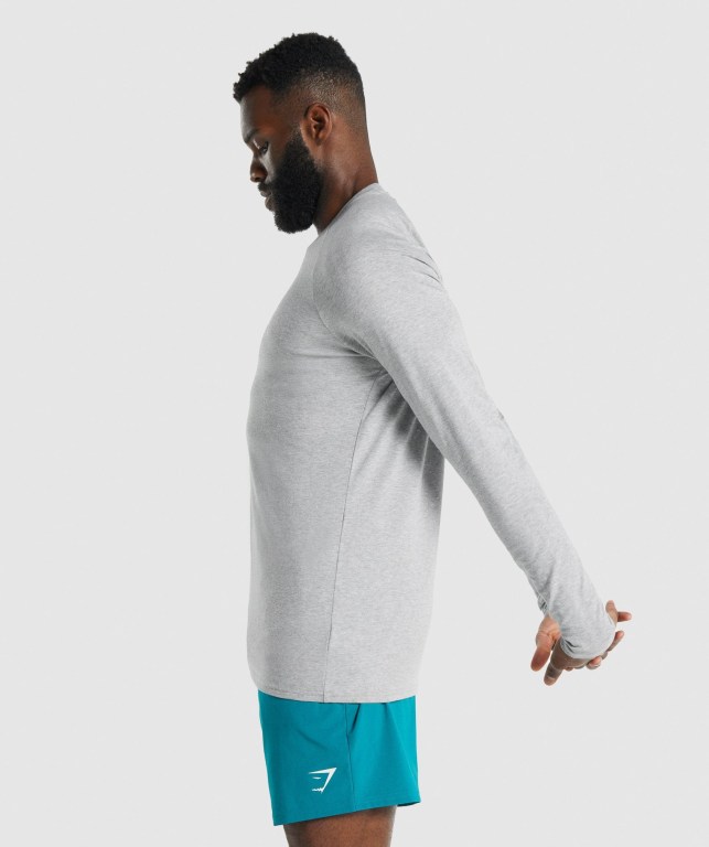 Sudaderas Gymshark Apollo Gris Claro | ErAYmYv5iJE