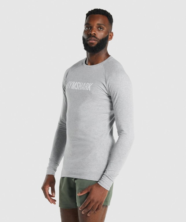 Sudaderas Gymshark Apollo Gris Claro | XxJS3UF2lPE