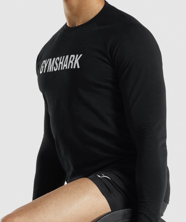 Sudaderas Gymshark Apollo Negras | MHB8BxuThZT