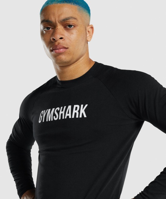 Sudaderas Gymshark Apollo Negras | MHB8BxuThZT