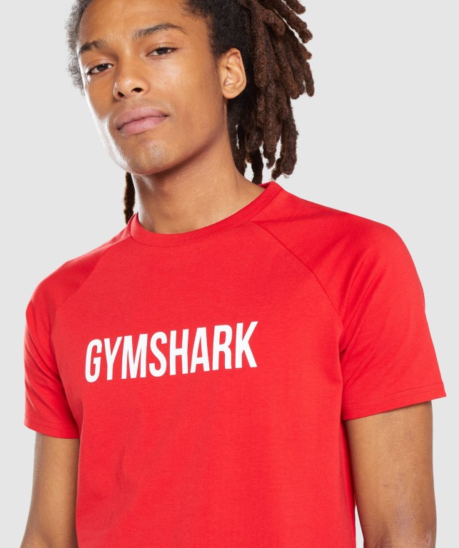 Sudaderas Gymshark Apollo Rojas | JNhk2ACx6kU