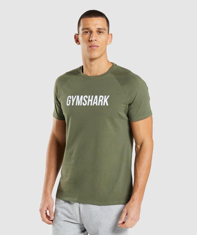 Sudaderas Gymshark Apollo Verde Oliva | Uvshq9E96IM