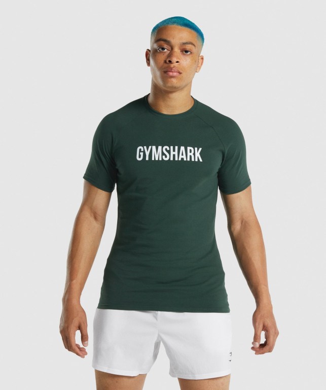 Sudaderas Gymshark Apollo Verde Oscuro | 7rzDjnXQMWD