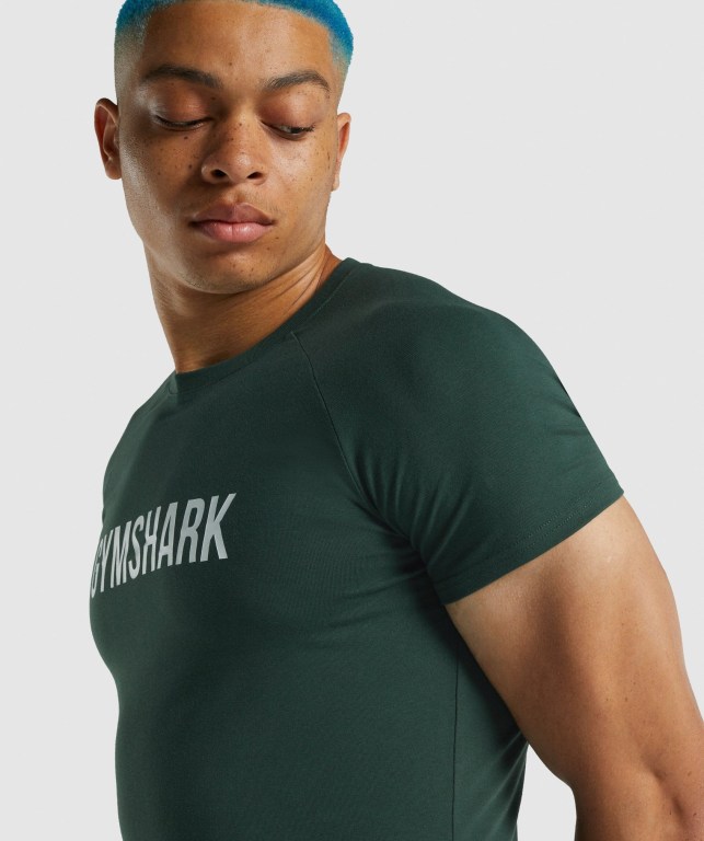 Sudaderas Gymshark Apollo Verde Oscuro | HO89Pr91IDj