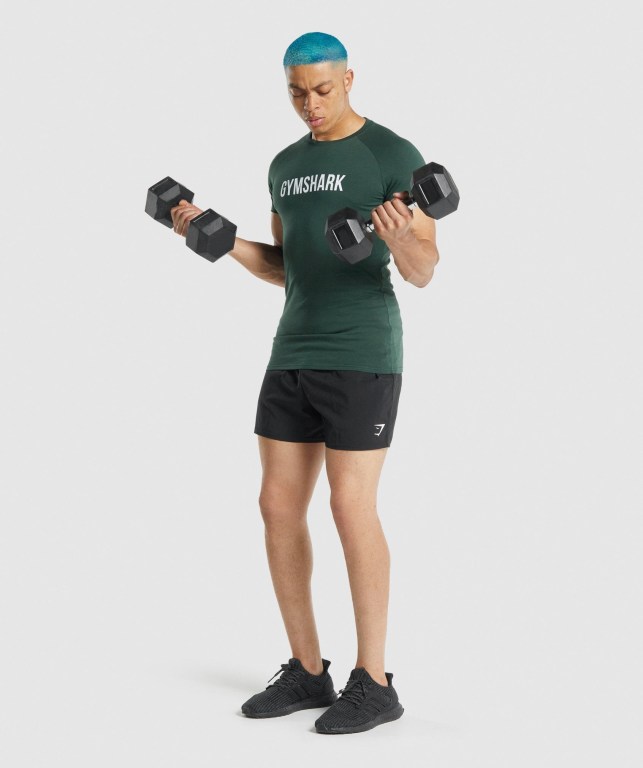 Sudaderas Gymshark Apollo Verde Oscuro | HO89Pr91IDj