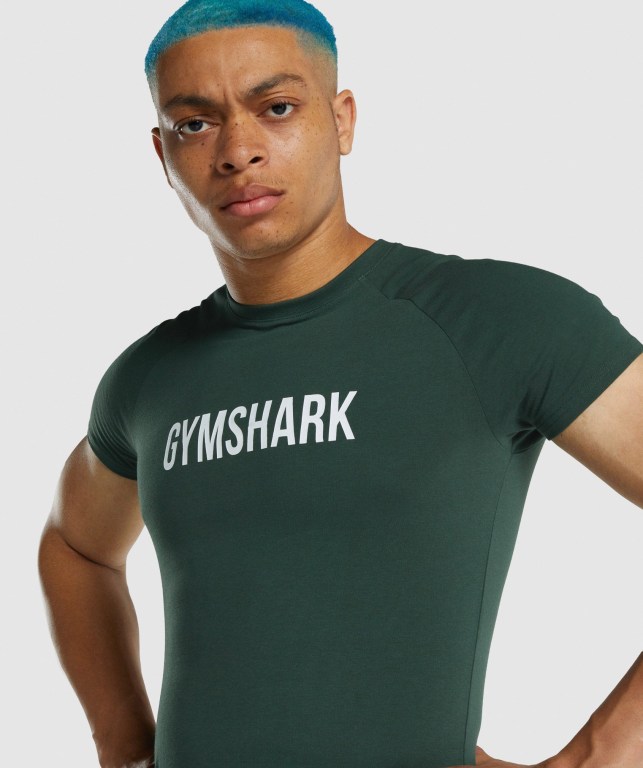 Sudaderas Gymshark Apollo Verde Oscuro | HO89Pr91IDj