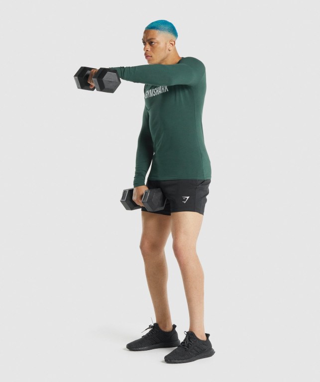 Sudaderas Gymshark Apollo Verde Oscuro | ZKT1KJsrEFS