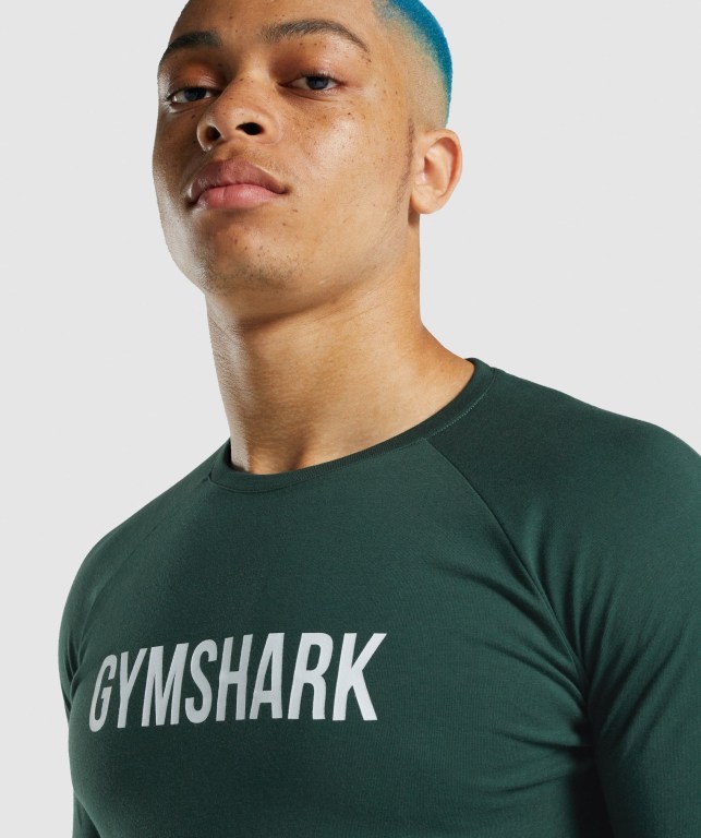 Sudaderas Gymshark Apollo Verde Oscuro | ZKT1KJsrEFS