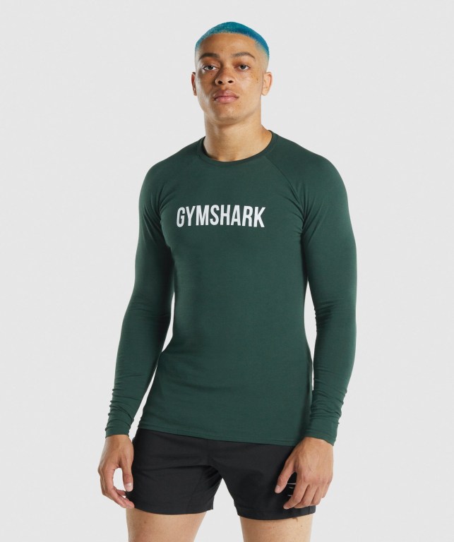 Sudaderas Gymshark Apollo Verde Oscuro | ZKT1KJsrEFS