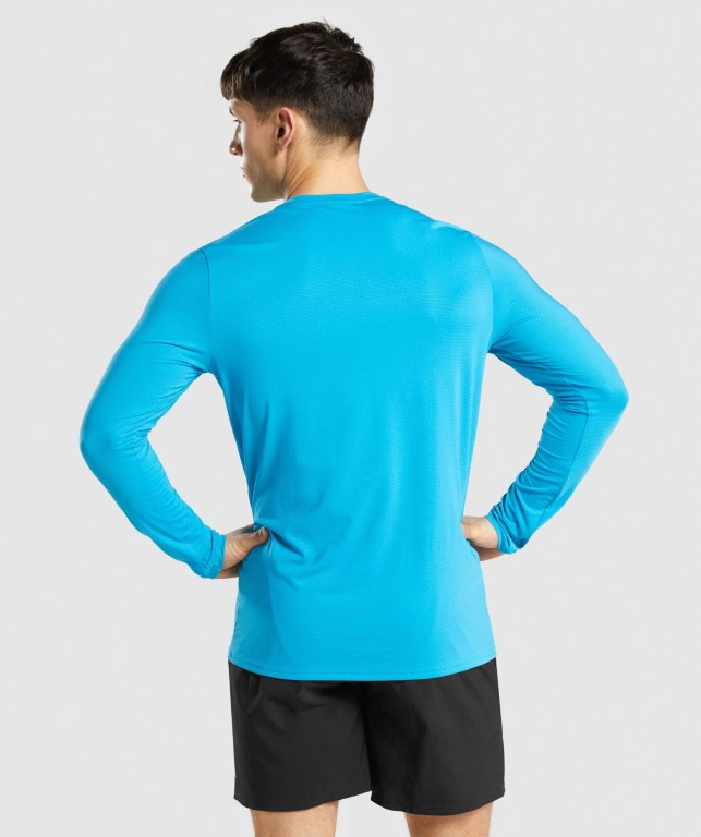 Sudaderas Gymshark Arrival Graphic Azules | SCwBwo6ULgb