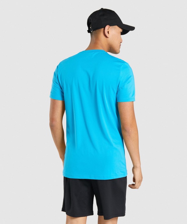 Sudaderas Gymshark Arrival Graphic Azules Claro | fSvmlTZrrU1