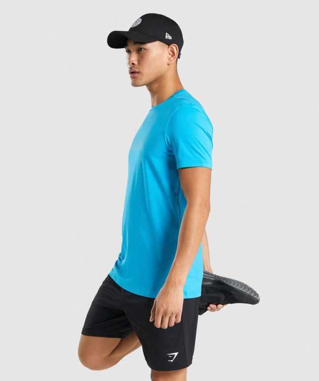 Sudaderas Gymshark Arrival Graphic Azules Claro | fSvmlTZrrU1