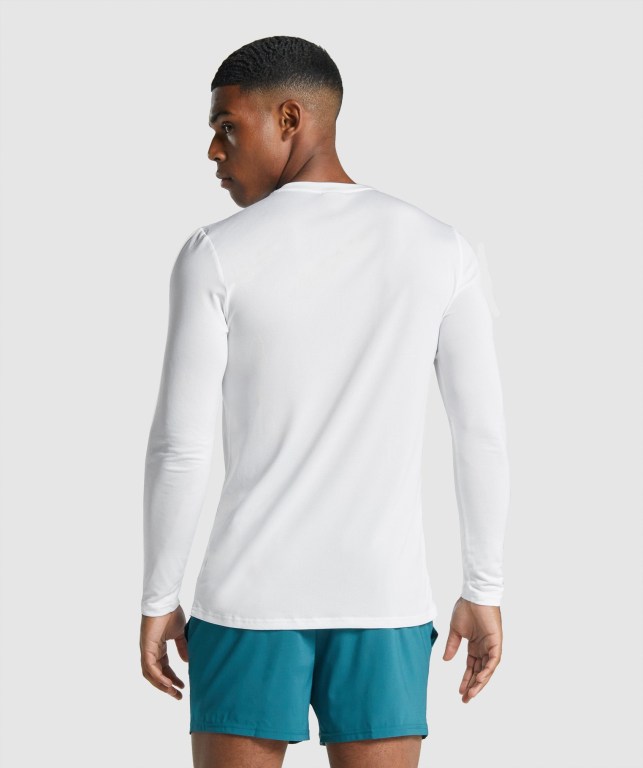 Sudaderas Gymshark Arrival Graphic Blancas | 9otKB7kvbpL