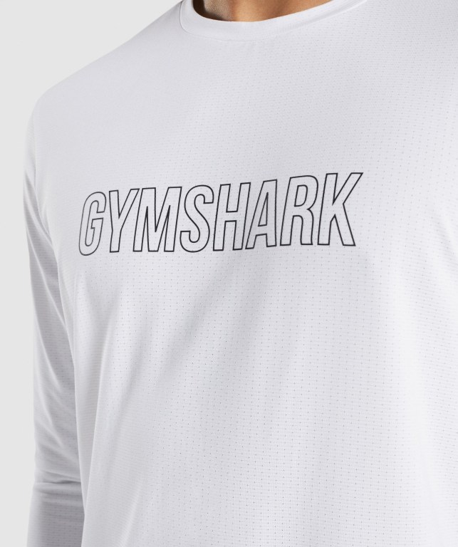 Sudaderas Gymshark Arrival Graphic Blancas | OivbqMUPhwq