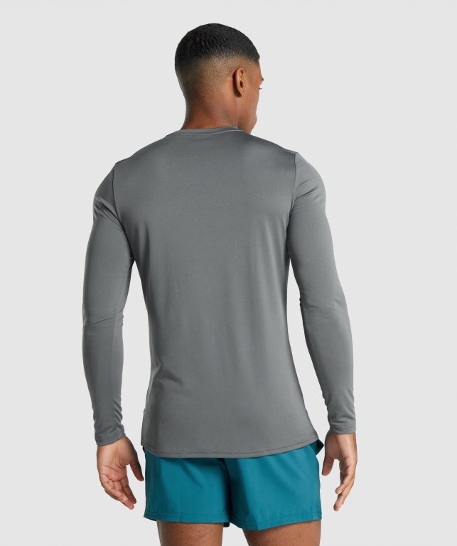 Sudaderas Gymshark Arrival Graphic Gris | gTEvTfHsJyC