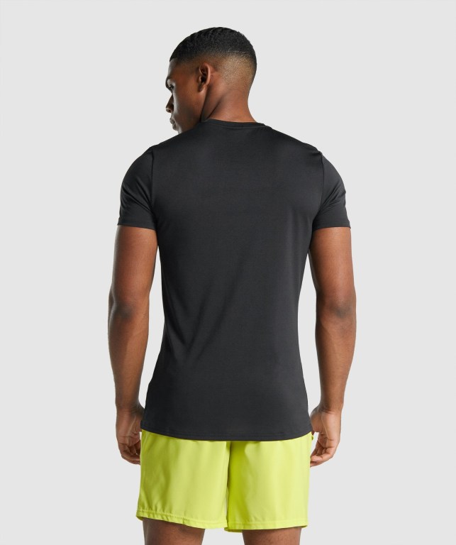 Sudaderas Gymshark Arrival Graphic Negras | kShXjxEdoAj