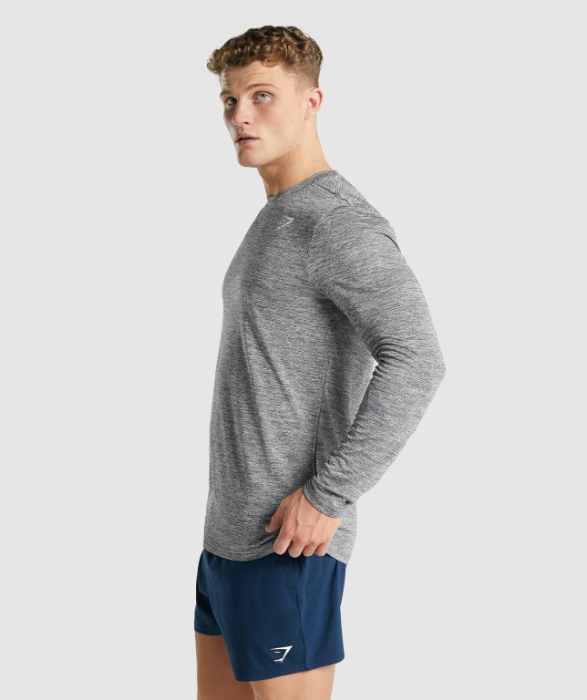 Sudaderas Gymshark Arrival Marl Gris | 1wTi1HxBvgH