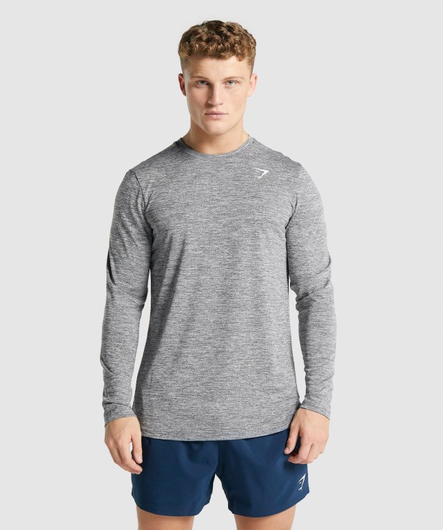 Sudaderas Gymshark Arrival Marl Gris | 1wTi1HxBvgH