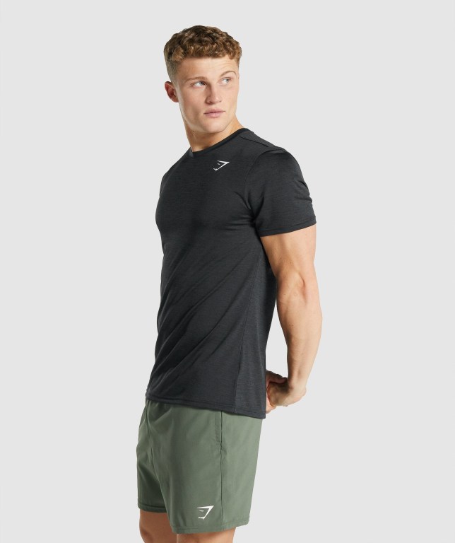 Sudaderas Gymshark Arrival Marl Negras | nnCeF59dVEm