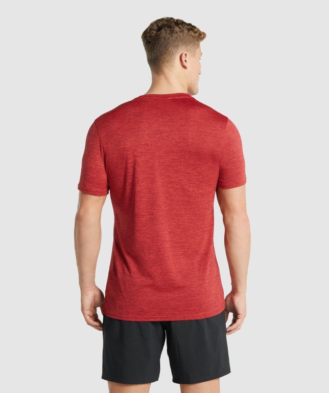 Sudaderas Gymshark Arrival Marl Rojas | IUALMg6ICbn