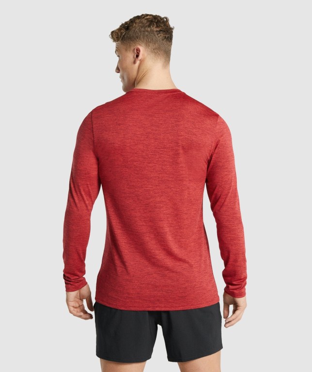 Sudaderas Gymshark Arrival Marl Rojas | uXEcOZ7mBDR