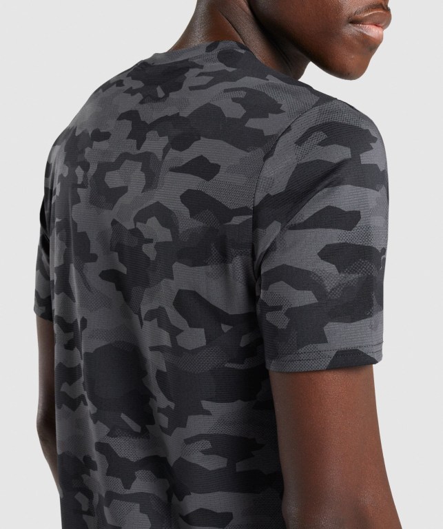 Sudaderas Gymshark Arrival Negras Gris Camuflaje | qufFYlk9rHE