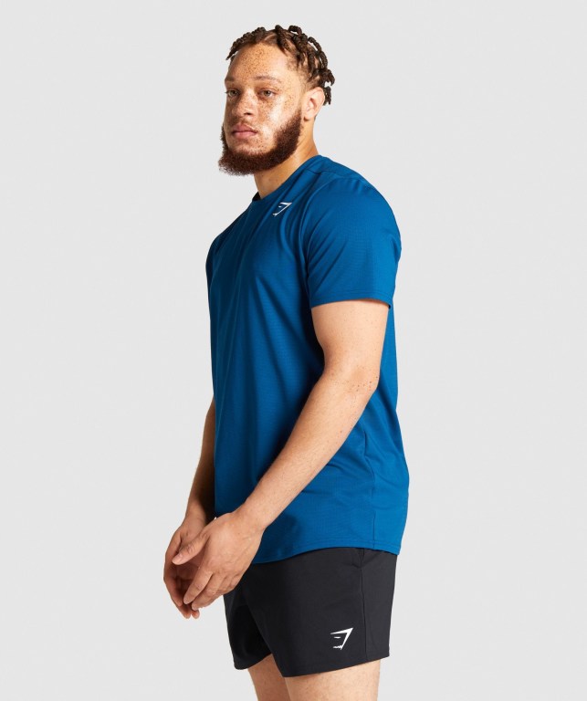 Sudaderas Gymshark Arrival Regular Fit Azules | W4rdm6l1cU8