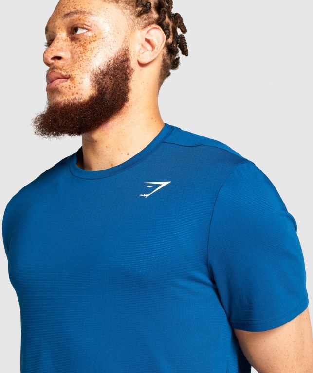 Sudaderas Gymshark Arrival Regular Fit Azules | W4rdm6l1cU8