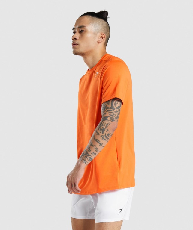 Sudaderas Gymshark Arrival Regular Fit Naranjas | 6nomZYZFluF