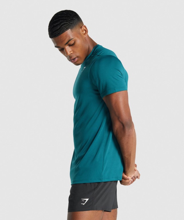 Sudaderas Gymshark Arrival Regular Fit Turquesa | nqLU18EJAWC