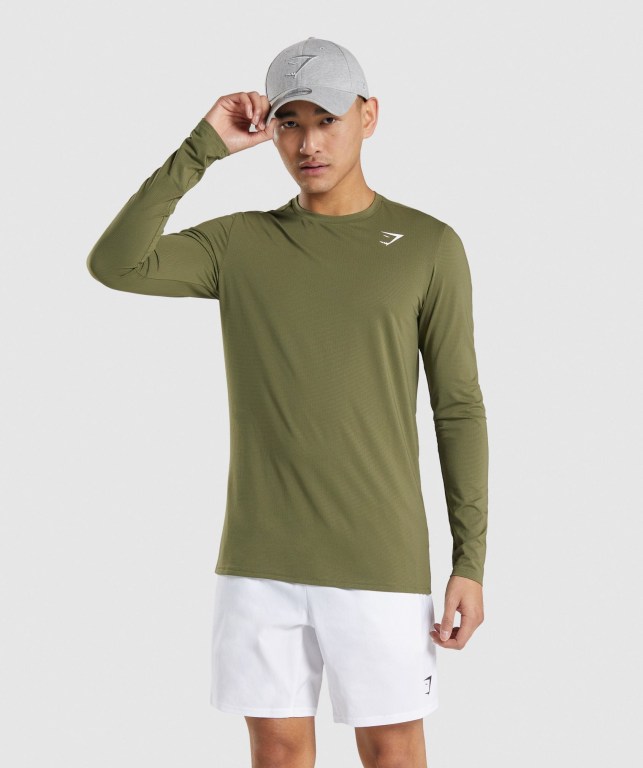 Sudaderas Gymshark Arrival Verde Oscuro | JhfDZ9Pajs5