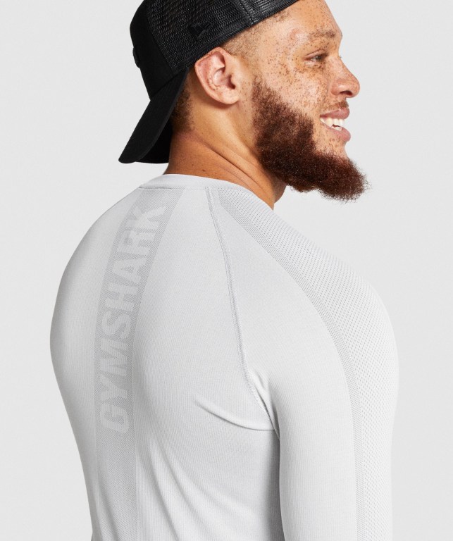 Sudaderas Gymshark Aspect Ligeros Seamless Gris Claro | 6evT7JUAXKR