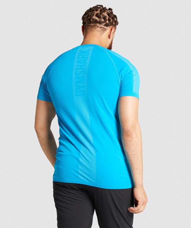 Sudaderas Gymshark Aspect Ligeros Seamless Azules | yzwSGuIQN7l