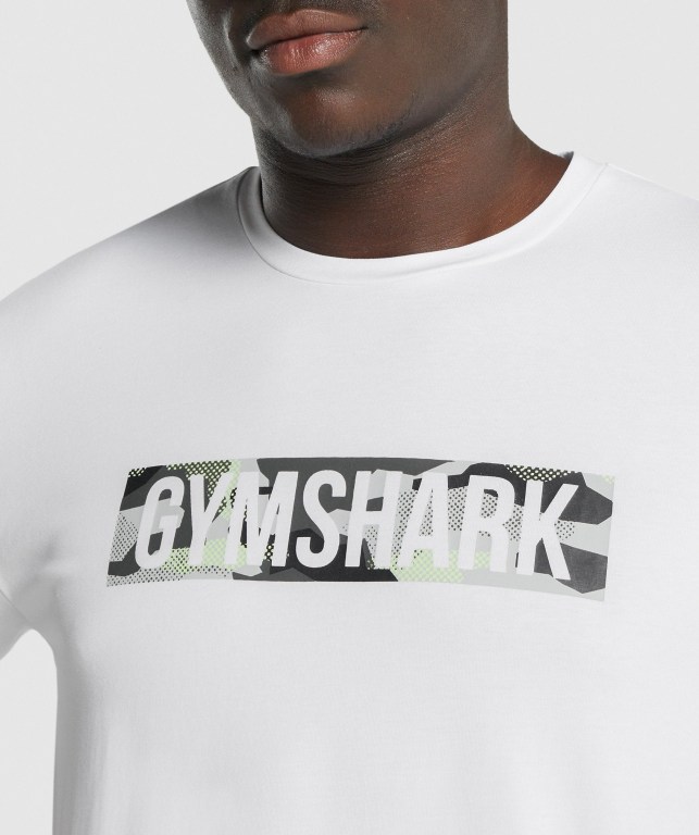 Sudaderas Gymshark Block Infill Blancas | muxEAiHbMFt