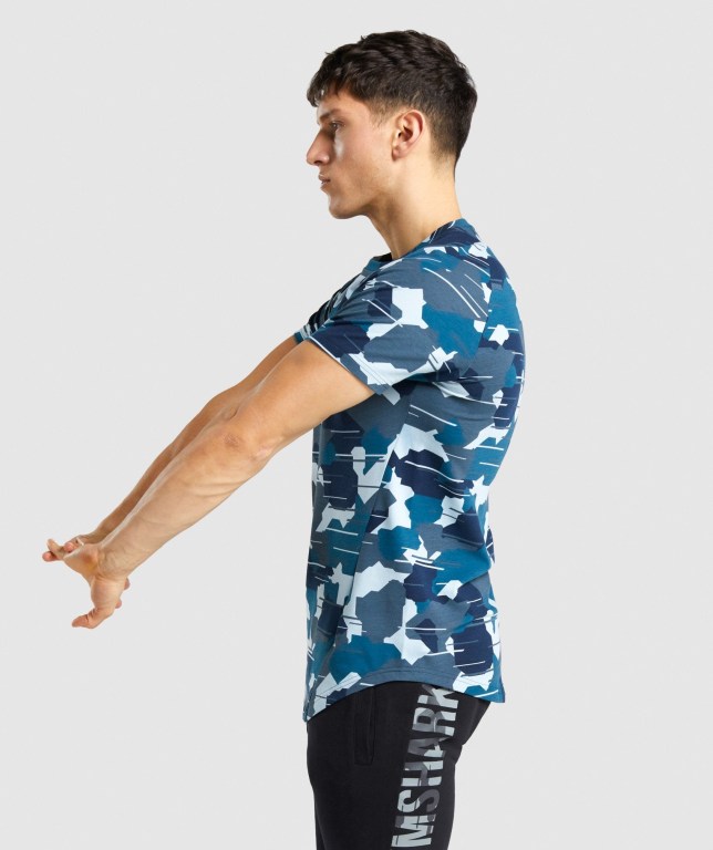 Sudaderas Gymshark Bold Camuflaje Blancas | vhl5WDeL4oJ